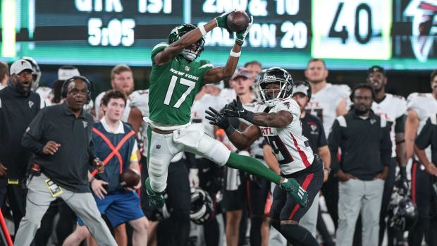 New York Jets WR Garrett Wilson makes catch in preseason